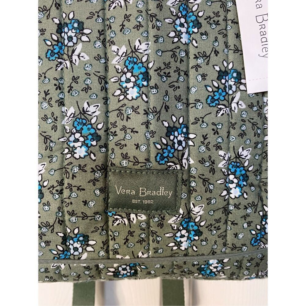 VERA BRADLEY All-Day Simple Backpack - Freja’s Flowers Bay Leaf Green - Picture 3 of 8
